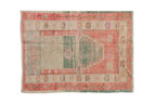 2.5x3.5 Vintage Distressed Oushak Rug