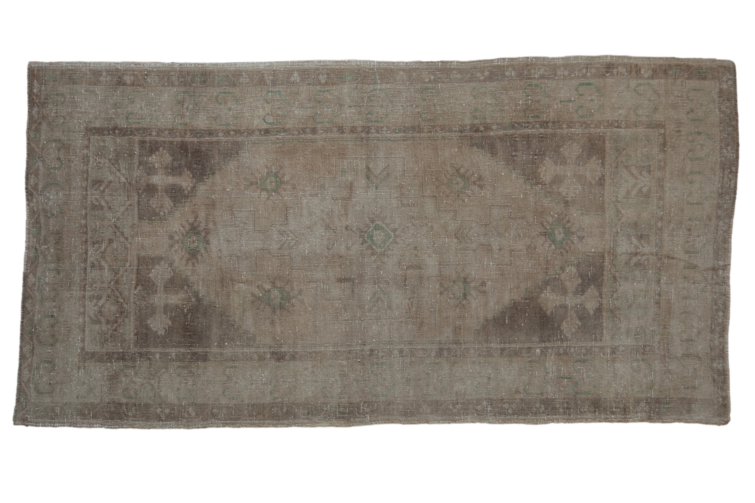 4x7.5 Vintage Distressed Oushak Rug