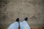 4x7.5 Vintage Distressed Oushak Rug
