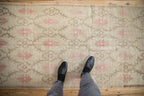 3x6.5 Vintage Distressed Oushak Rug Runner
