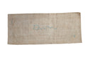 2x4.5 Vintage Distressed Oushak Rug Runner