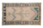 3.5x6 Vintage Distressed Oushak Rug