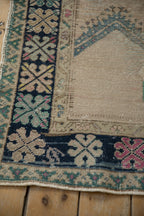 3.5x6 Vintage Distressed Oushak Rug