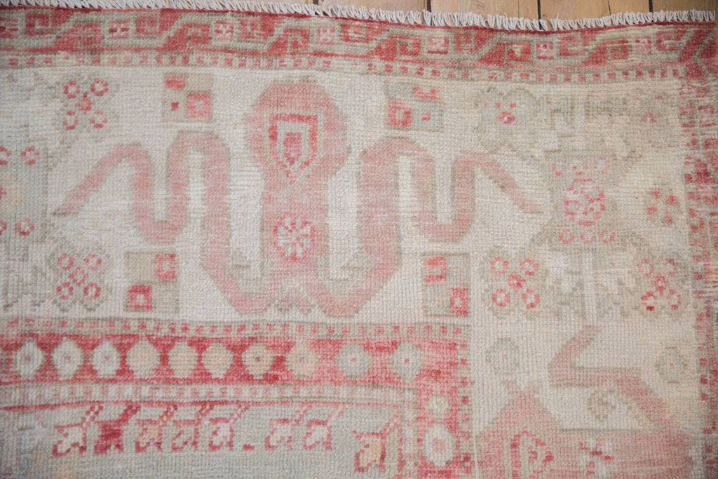 5.5x8 Vintage Distressed Oushak Carpet