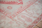 5.5x8 Vintage Distressed Oushak Carpet