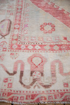 5.5x8 Vintage Distressed Oushak Carpet