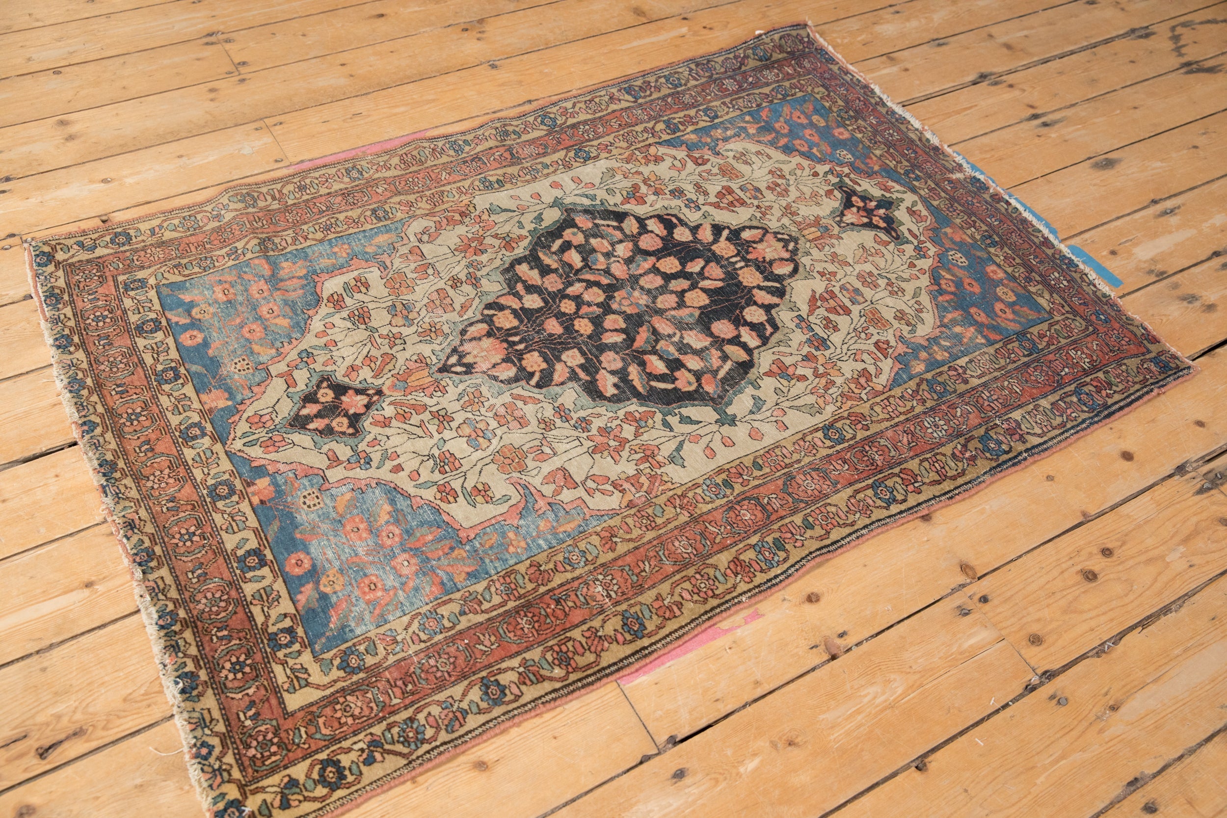 3.5x5 Antique Fine Farahan Sarouk Rug