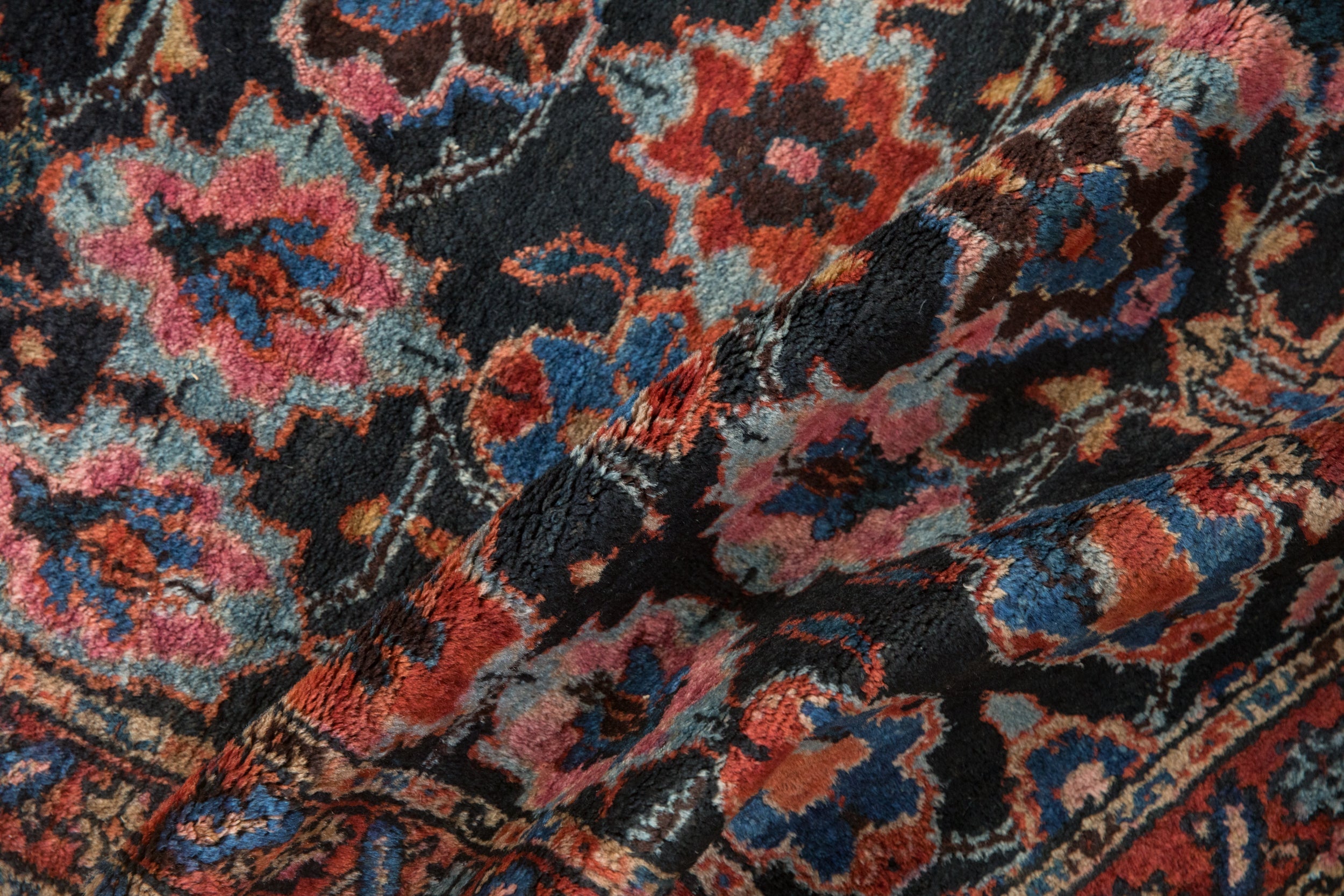 2.5x4.5 Vintage Bibikabad Rug