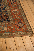 3.5x6.5 Antique Kurdish Hamadan Rug