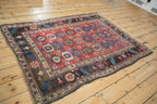 4x5.5 Antique Kurdish Bijar Rug
