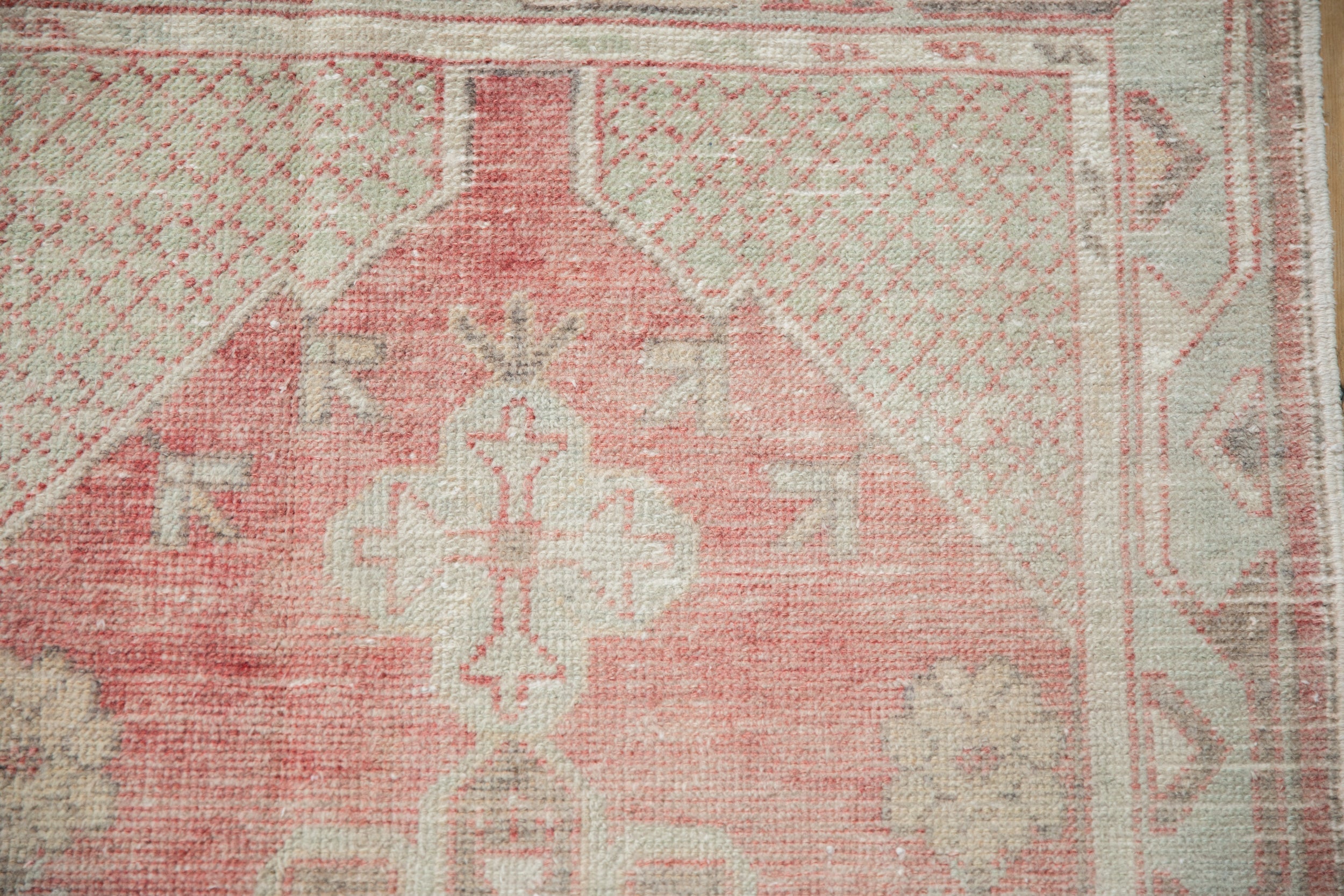 2.5x5.5 Vintage Distressed Oushak Rug Runner
