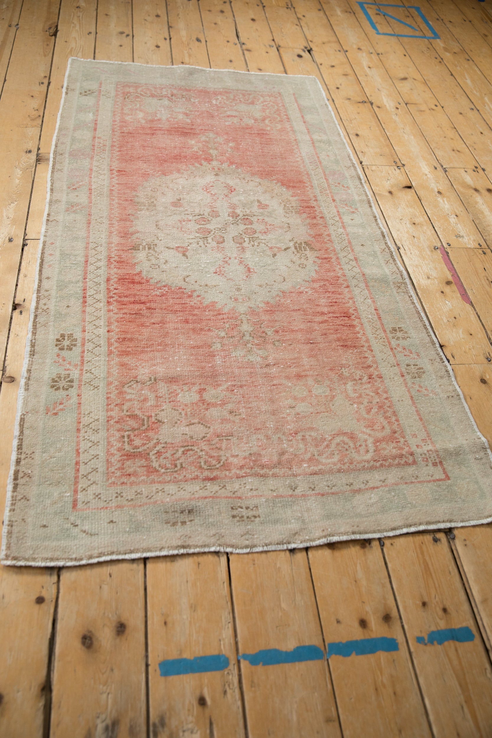 3x6 Vintage Distressed Oushak Rug Runner