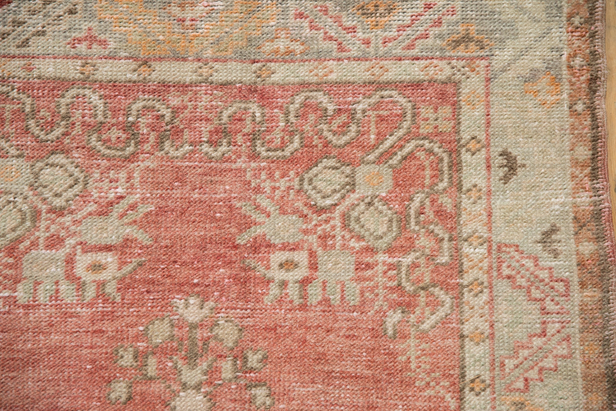 3x6 Vintage Distressed Oushak Rug Runner