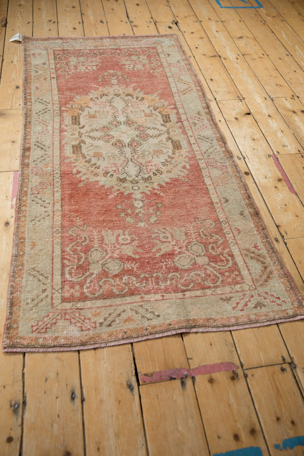 3x6 Vintage Distressed Oushak Rug Runner