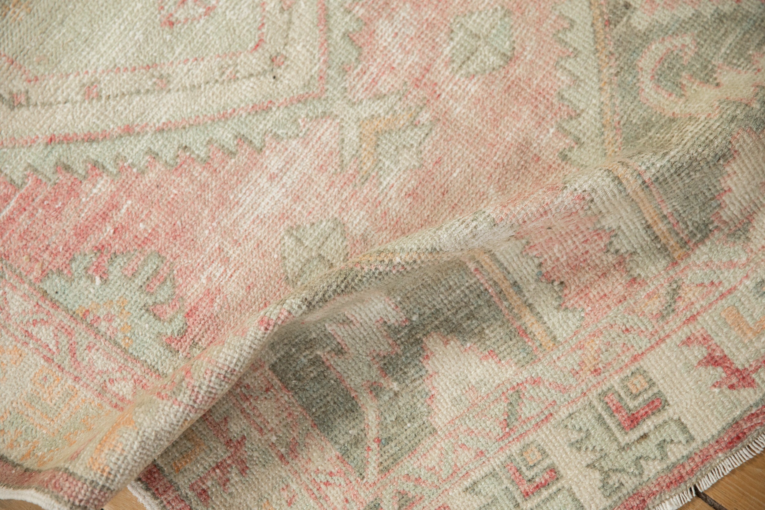 2.5x5 Vintage Distressed Oushak Rug Runner