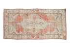 2.5x5 Vintage Distressed Oushak Rug Runner