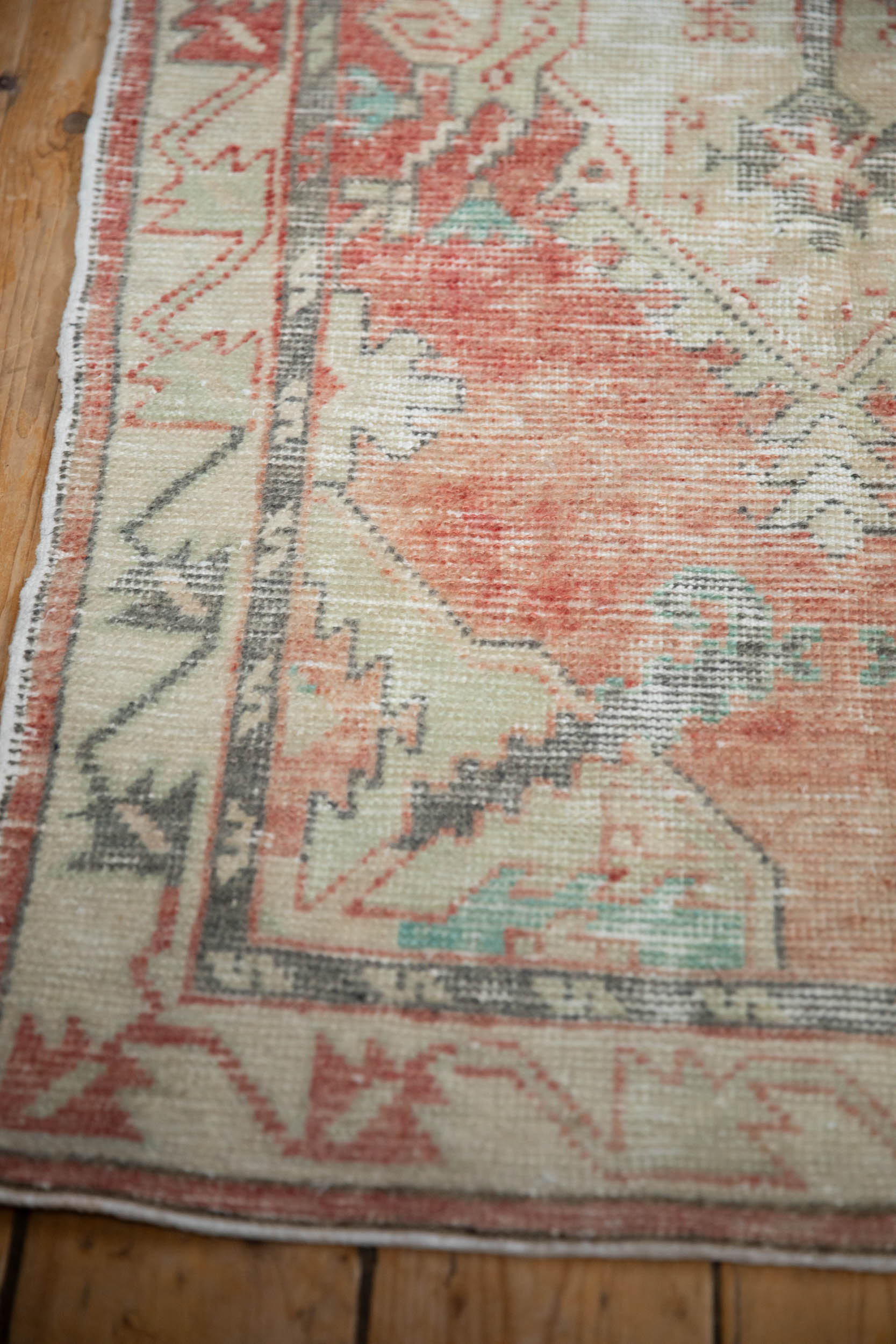 2.5x5 Vintage Distressed Oushak Rug Runner