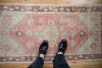 2.5x5 Vintage Distressed Oushak Rug Runner