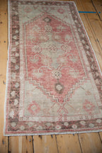 2.5x5 Vintage Distressed Oushak Rug Runner