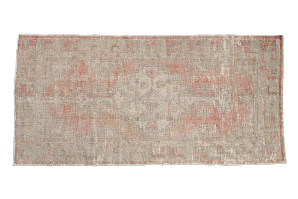 2.5x5 Vintage Distressed Oushak Rug Runner