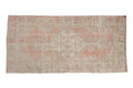 2.5x5 Vintage Distressed Oushak Rug Runner