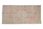 2.5x5 Vintage Distressed Oushak Rug Runner