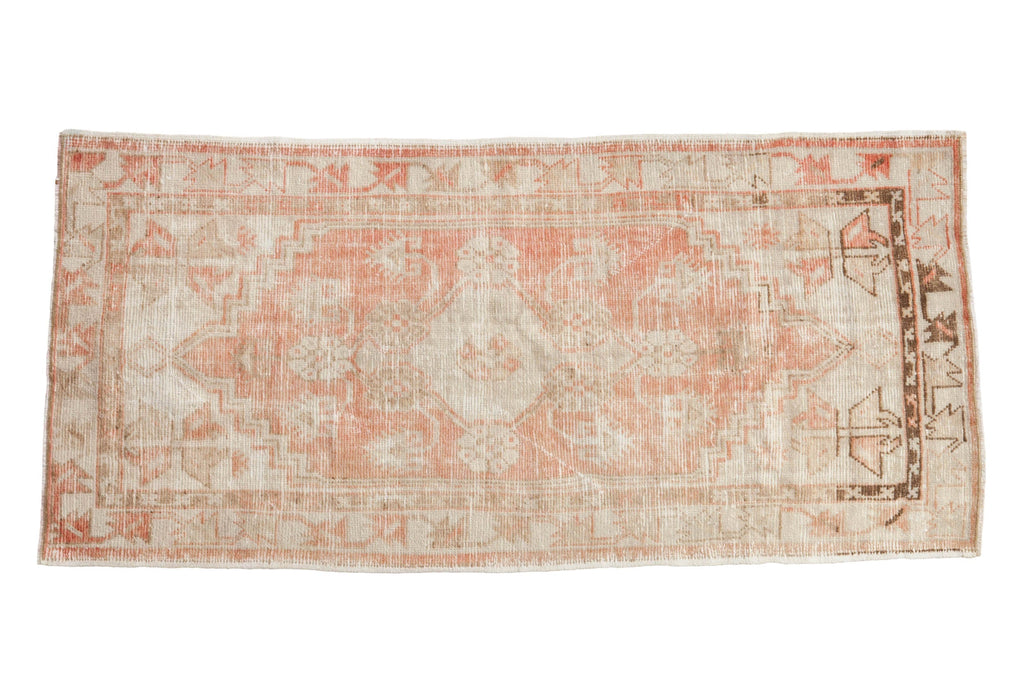 2.5x5.5 Vintage Distressed Oushak Rug Runner