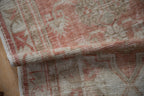 2.5x5.5 Vintage Distressed Oushak Rug Runner