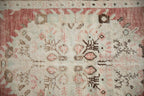 3x6.5 Vintage Distressed Oushak Rug Runner