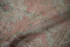 2.5x5.5 Vintage Distressed Oushak Rug Runner