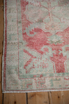 2.5x5 Vintage Distressed Oushak Rug Runner