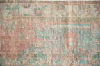 2.5x5.5 Vintage Distressed Oushak Rug Runner