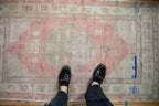 3x5 Vintage Distressed Oushak Rug