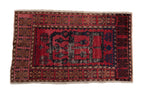 2.5x4.5 Vintage Distressed Oushak Rug