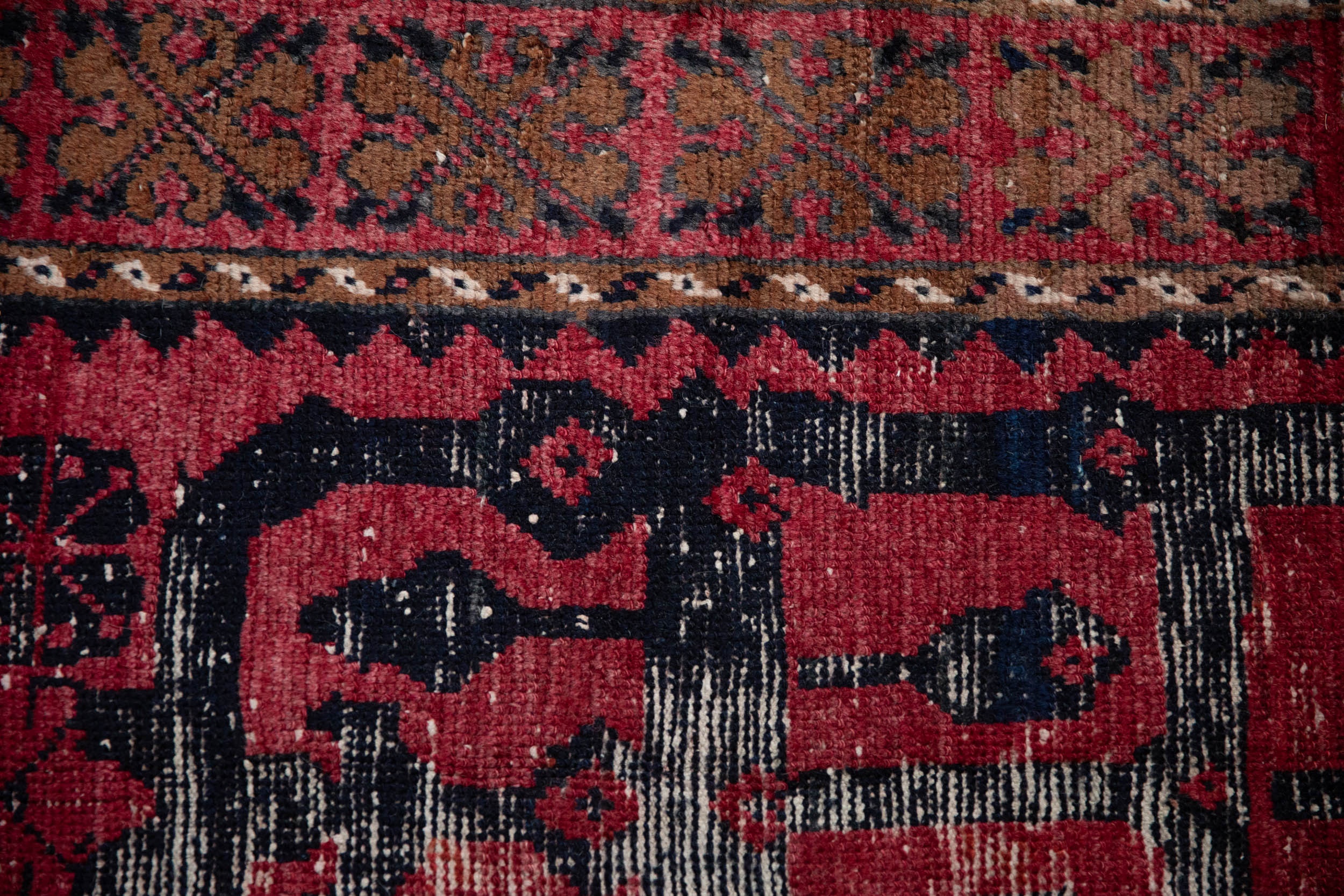 2.5x4.5 Vintage Distressed Oushak Rug