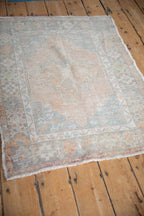 2.5x4 Vintage Distressed Oushak Rug