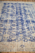 6.5x8.5 Vintage Distressed Oushak Carpet