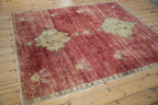 6x7 Vintage Fragment Kars Square Carpet