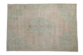 5.5x8.5 Vintage Distressed Oushak Carpet