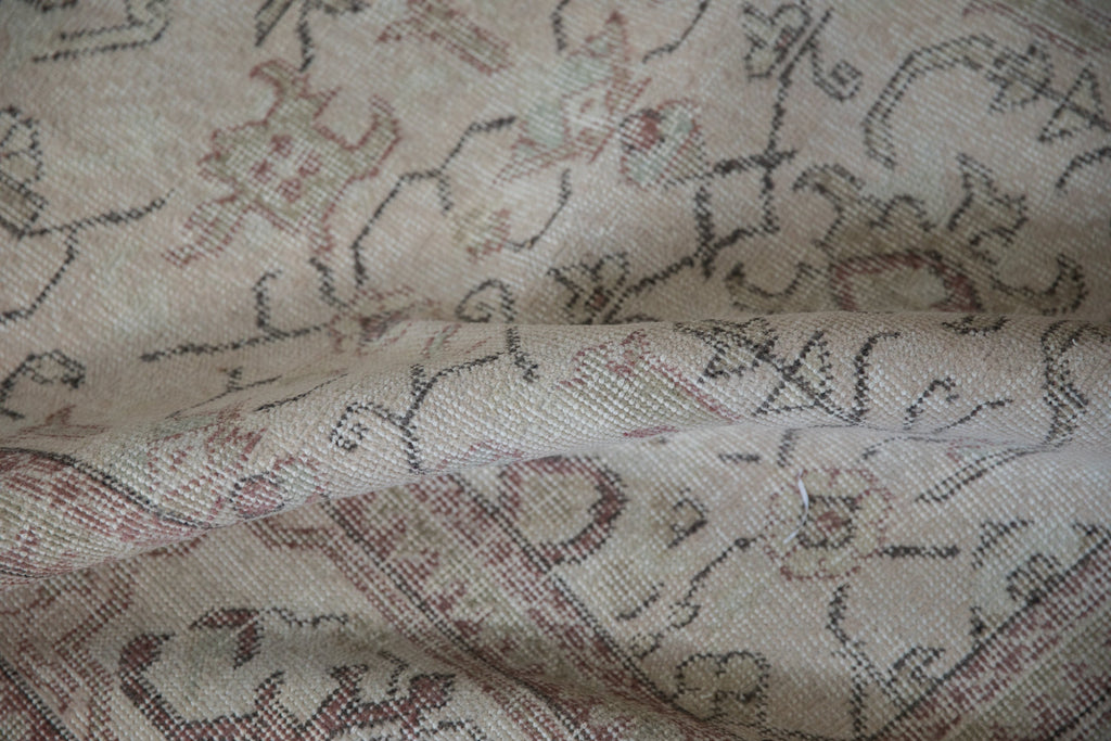 7x10.5 Vintage Distressed Oushak Carpet