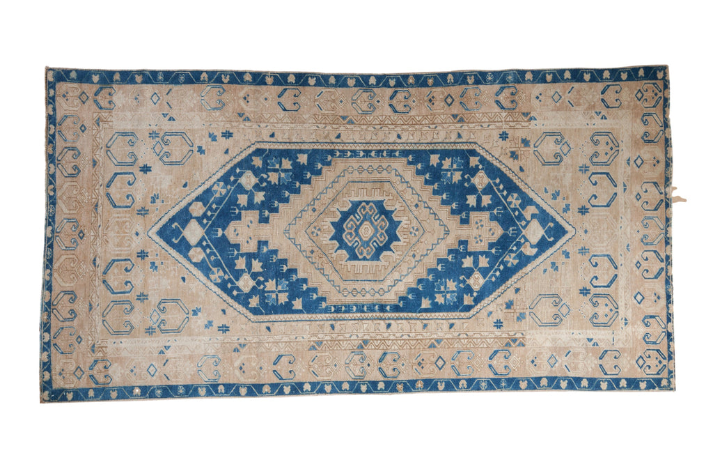 3.5x7 Vintage Distressed Oushak Rug Runner
