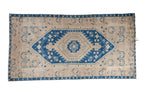 3.5x7 Vintage Distressed Oushak Rug Runner