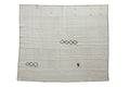 6x7 Vintage Hemp Kilim Square Carpet