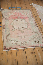 2.5x3.5 Vintage Distressed Oushak Rug
