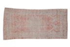 2.5x5.5 Vintage Distressed Oushak Rug Runner