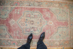 3.5x6.5 Vintage Distressed Oushak Rug