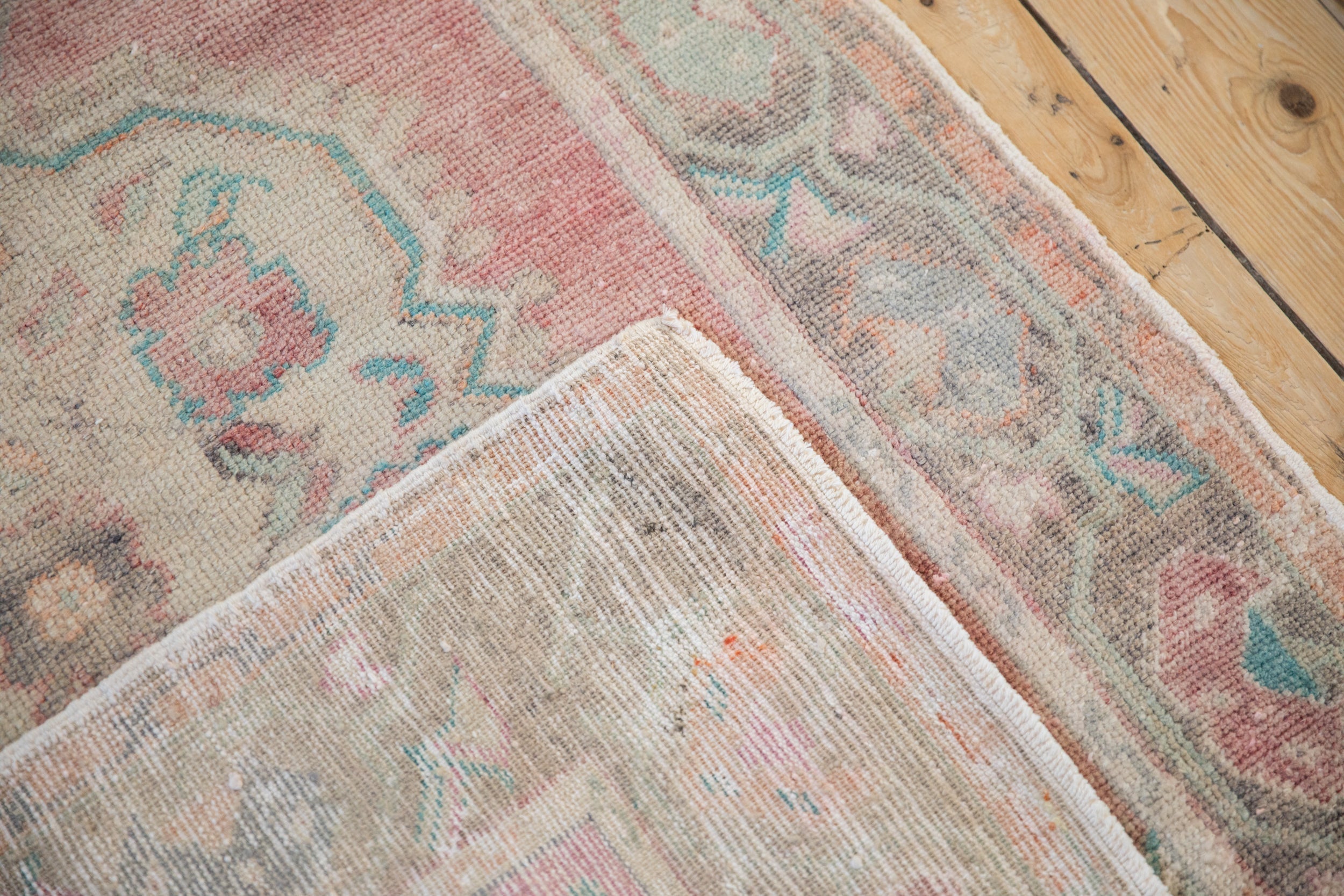 3.5x6.5 Vintage Distressed Oushak Rug