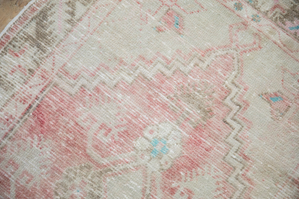 2.5x5.5 Vintage Distressed Oushak Rug Runner