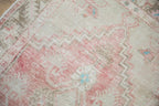 2.5x5.5 Vintage Distressed Oushak Rug Runner