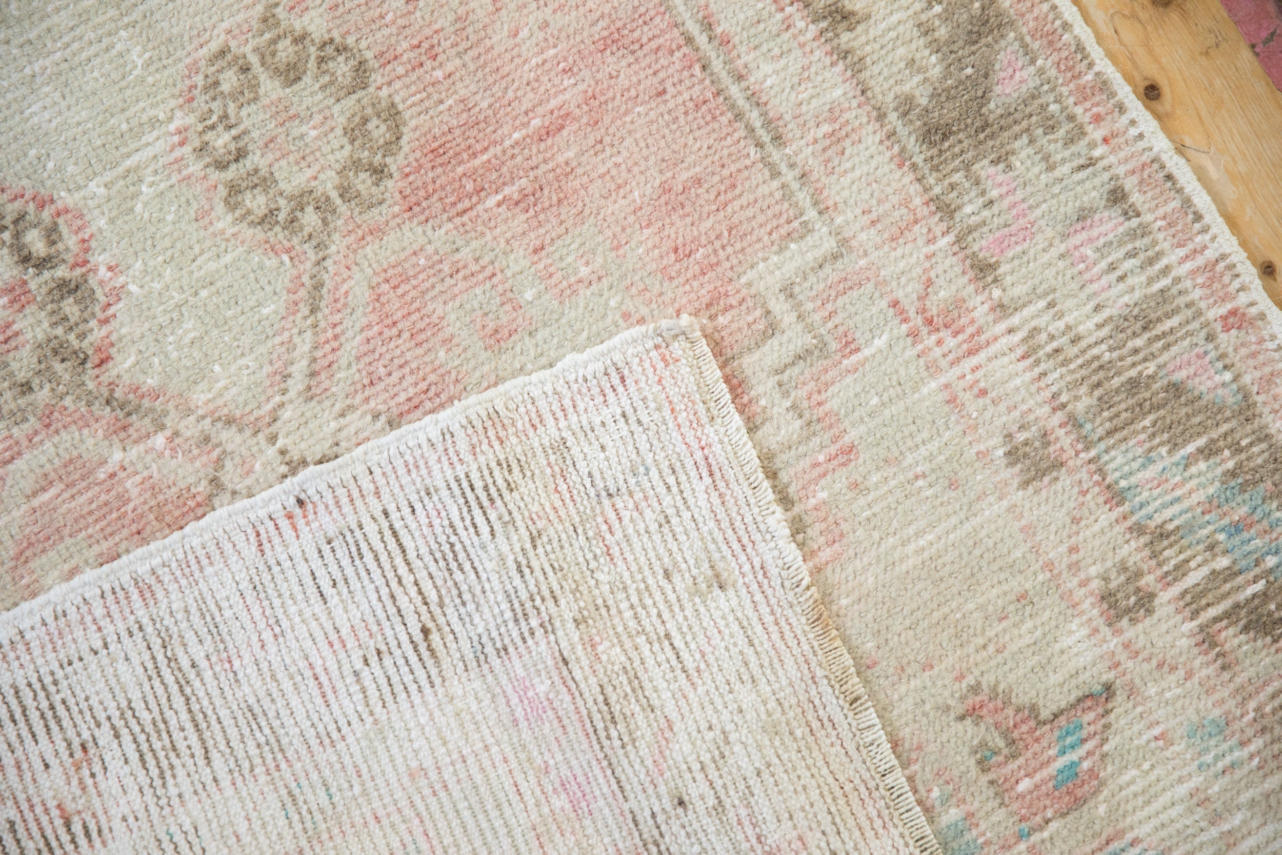 2.5x5.5 Vintage Distressed Oushak Rug Runner